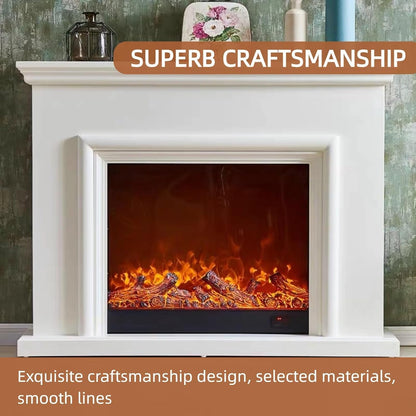 Aihm-Lon Freestanding Electric Fireplace with Faux Flame 47”-69”