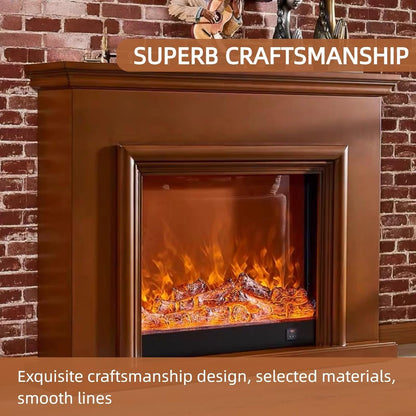 Aihm-Lon Freestanding Electric Fireplace with Faux Flame 47”-69”