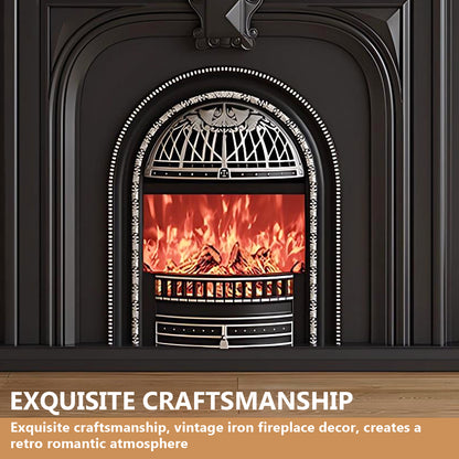 Aihm-Lon Luxurious Electric Fireplace with Retro Birdcage Shape 39’’-59’’