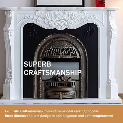 Aihm-Lon Elegant Electric Fireplace Includes Curved Design Lines 43”-59”