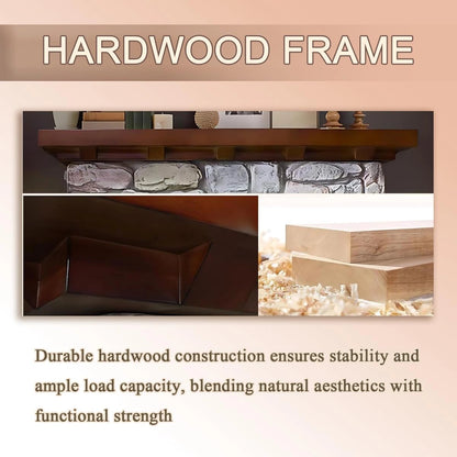 Aihm-Lon Electric Fireplace Includes Decorative Flame Display 51”-59”