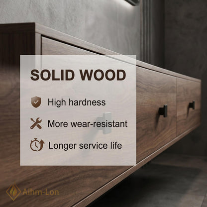 60''-96'' Double Bathroom Vanity with Sink Dark-Walnut Modern Floating Slatted Panel
