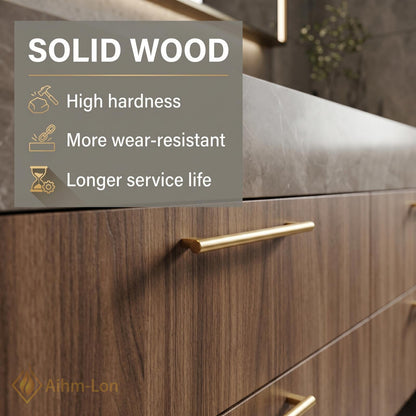 60''-96'' Double Bathroom Vanity with Sink Dark-Walnut Floating Slatted Center Panel