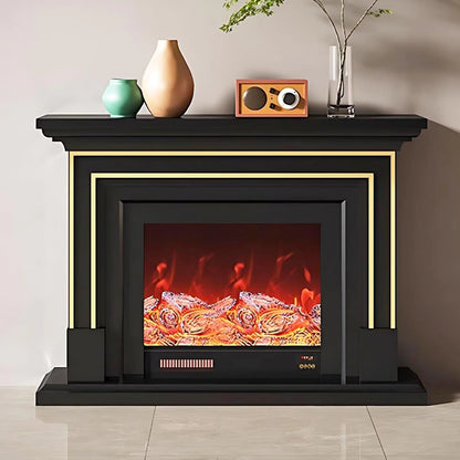 Aihm-Lon Minimalist Electric Fireplace with Realistic Flame Effects 59”-95”