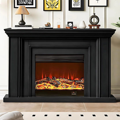 Aihm-Lon Electric Fireplace Straight Line Design with Simple Countertop 59”