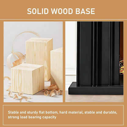 Aihm-Lon Electric Fireplace Straight Line Design with Simple Countertop 59”