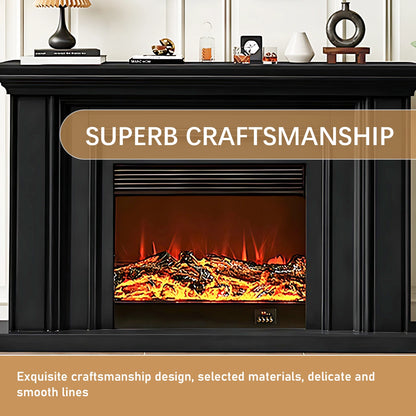 Aihm-Lon Electric Fireplace Straight Line Design with Simple Countertop 59”