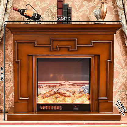 Aihm-Lon Indoor Electric Fireplace Includes Polygonal Line Design 47”