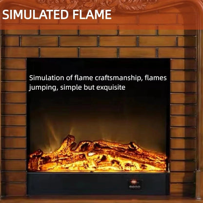 Aihm-Lon Luxurious Electric Fireplace with European Baroque Patterns 59”