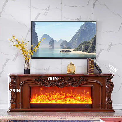 Aihm-Lon Classical Electric Fireplace with Exquisite and Intricate Patterns 59”-79”