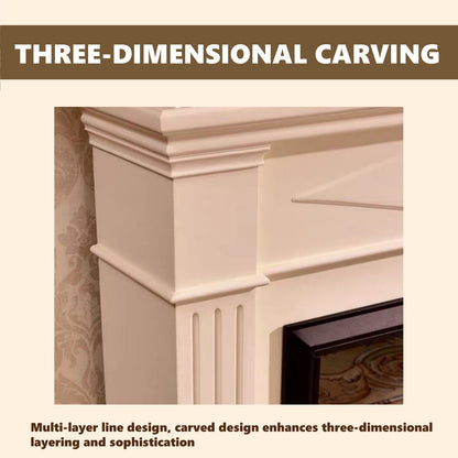 Aihm-Lon Minimalist Electric Fireplace Vertical Stripes Design 39”-51”