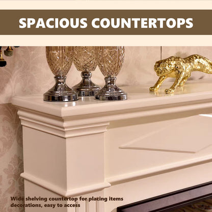 Aihm-Lon Minimalist Electric Fireplace Vertical Stripes Design 39”-51”