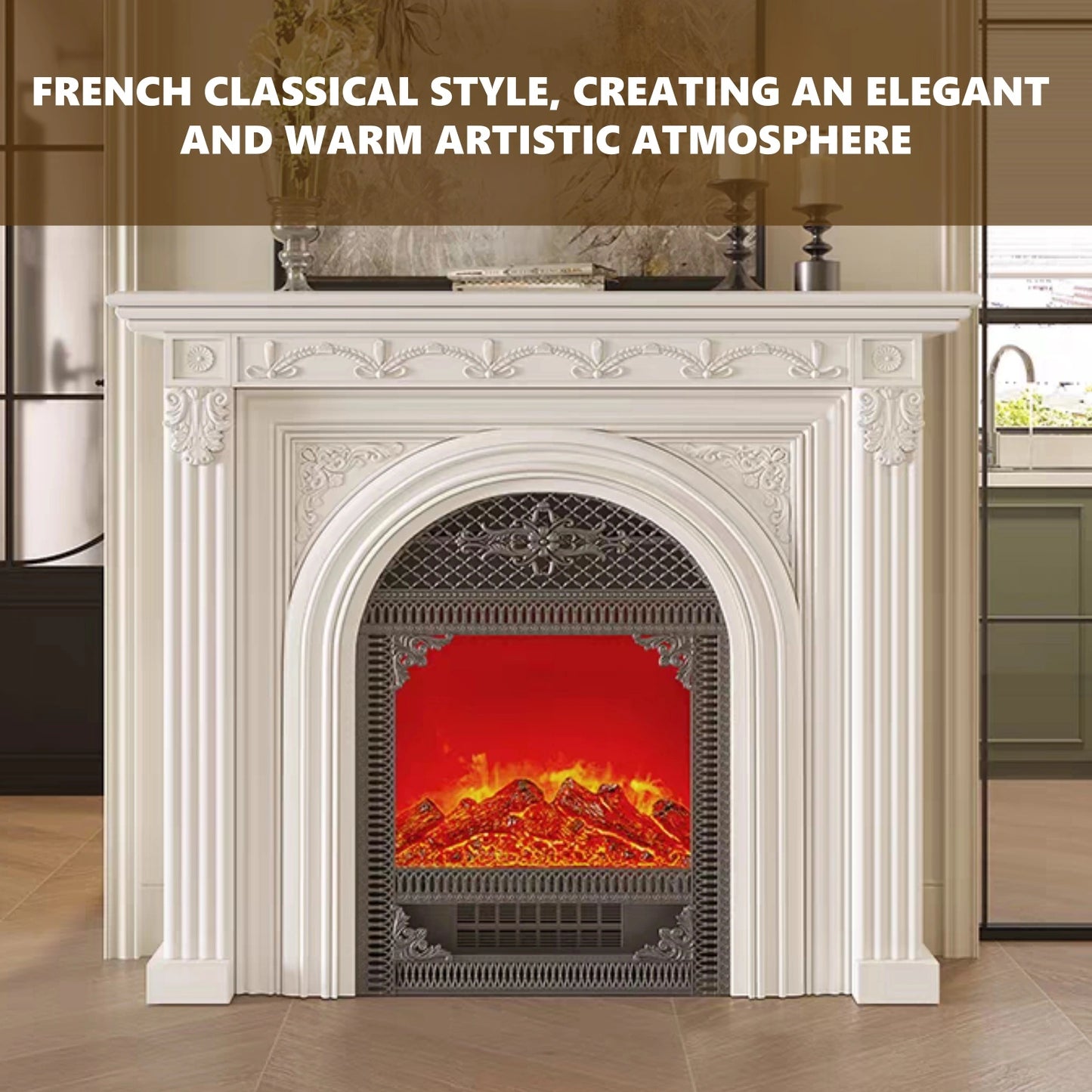 Aihm-Lon Electric Fireplace Roman Column Design 39”-47”