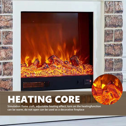 Aihm-Lon Brown Electric Fireplace Neoclassical European Style 47”-59”