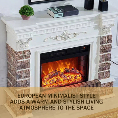 Aihm-Lon Electric Fireplace Imitation Ceramic Tile Craftsmanship 47”-59”