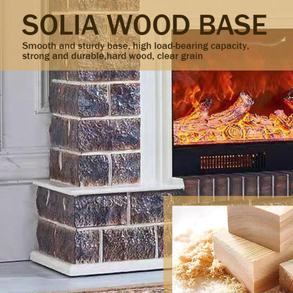 Aihm-Lon Electric Fireplace Imitation Ceramic Tile Craftsmanship 47”-59”