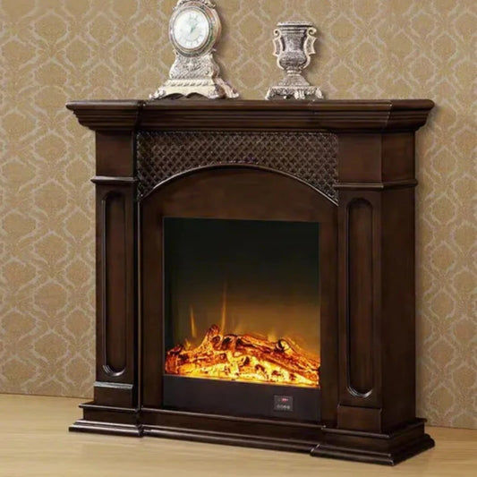 Aihm-Lon Classic Electric Fireplace Diamond-Shaped Openwork Grid Design 47"