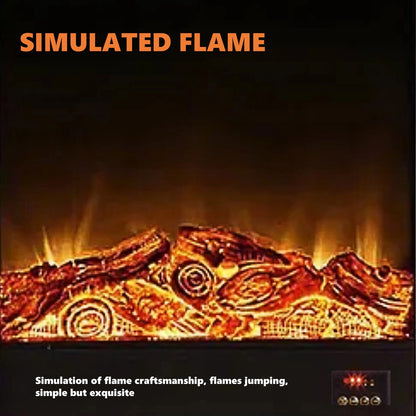 Aihm-Lon Minimalist Electric Fireplace Unique Lines Design 47”-59”