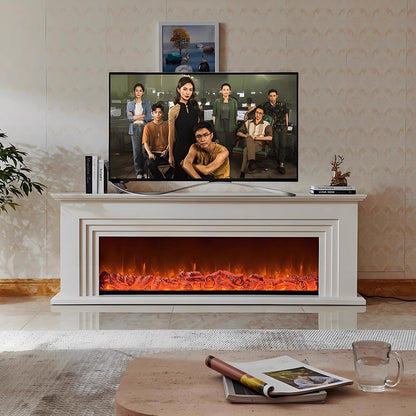 Aihm-Lon Electric Fireplace with Multiple Parallel Lines 47”-79”