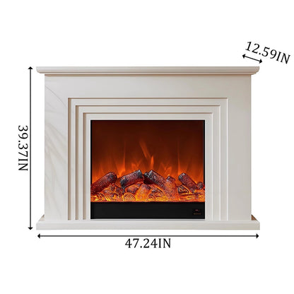 Aihm-Lon Electric Fireplace with Multiple Parallel Lines 47”-79”