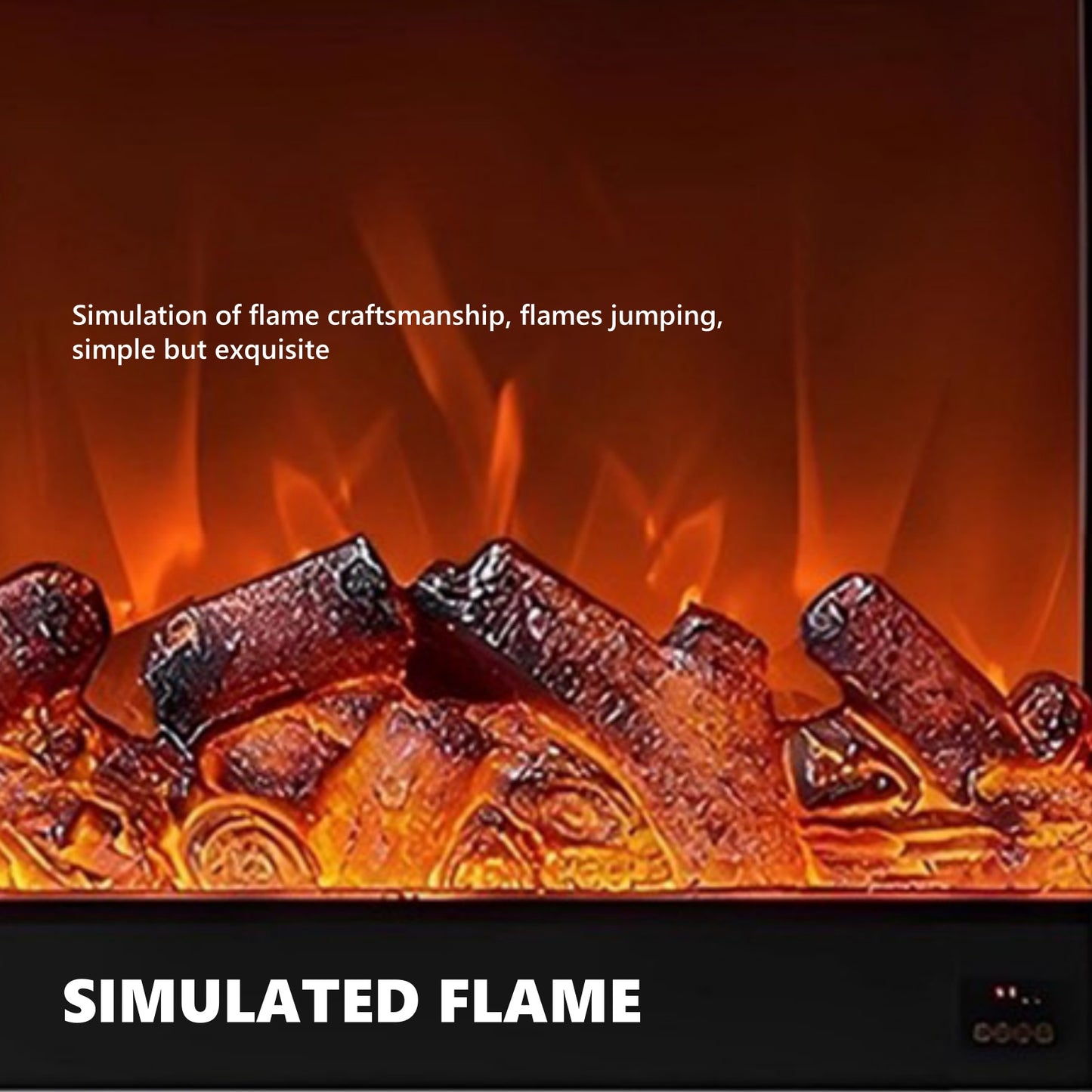 Aihm-Lon Electric Fireplace with Multiple Parallel Lines 47”-79”