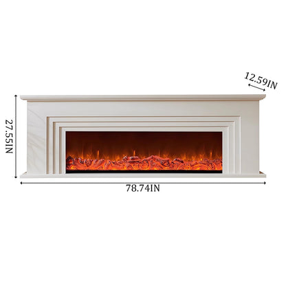 Aihm-Lon Electric Fireplace with Multiple Parallel Lines 47”-79”