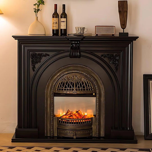 Aihm-Lon Vintage Electric Fireplace Includes Smart Heating 51”