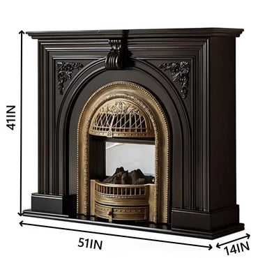 Aihm-Lon Vintage Electric Fireplace Includes Smart Heating 51”