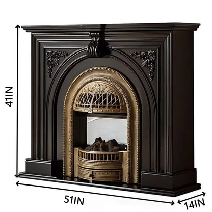 Aihm-Lon Vintage Electric Fireplace Includes Smart Heating 51”