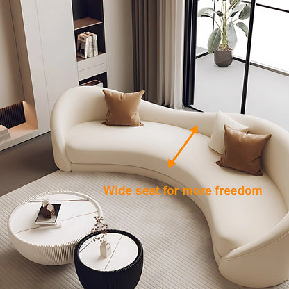 Aihm-Lon Commercial Grade White Sofa Set with Stool and Coffee Tables for Lobby Reception Area 79"-100"