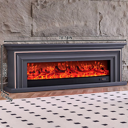 Aihm-Lon Electric Fireplace Insert with Realistic Flame 79''