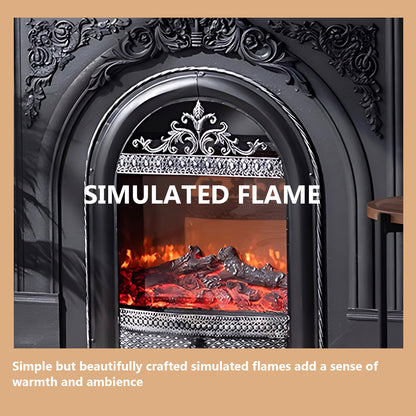 Aihm-Lon Modern Decorative Electric Fireplace with Mantel 45.66"