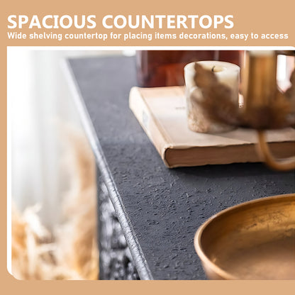 Aihm-Lon Modern Decorative Electric Fireplace with Mantel 45.66"