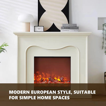 Aihm-Lon Electric Fireplace Heater with LED Ambient Light 47"