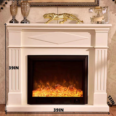 Aihm-Lon Electric Fireplace Heater with Vertical Stripes Design 39"-51"