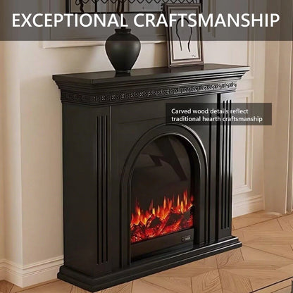 Aihm-Lon Decorative Electric Fireplace with Real Flame Effect 49"-59"