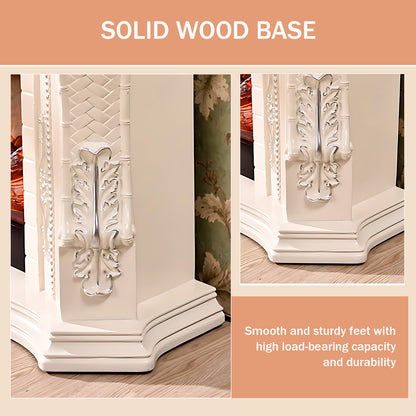 Aihm-Lon Electric Fireplace Luxury Cabinet with Simulated Flam 47.24"