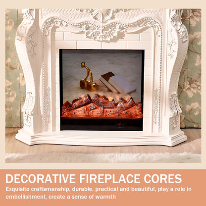 Aihm-Lon Electric Fireplace Luxury Cabinet with Simulated Flam 47.24"