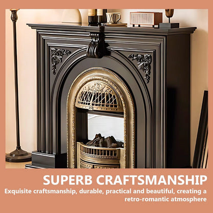 Aihm-Lon Electric Fireplace Heater Includes Retro Arch Door Design 43.31"-59.05"