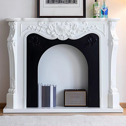 Aihm-Lon Decorative Electric Fireplace with Ample Storage Space and Black Border 43"-59"