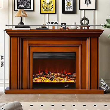 Aihm-Lon Modern Electric Fireplace with Heater Inserts for Living Room 59.05"