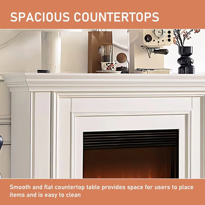 Aihm-Lon Modern Electric Fireplace with Heater Inserts for Living Room 59.05"