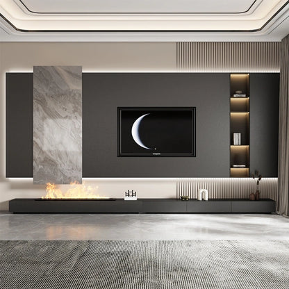 Aihm-Lon Electric Fireplace with 3D Dynamic Flame 71"-94.5"