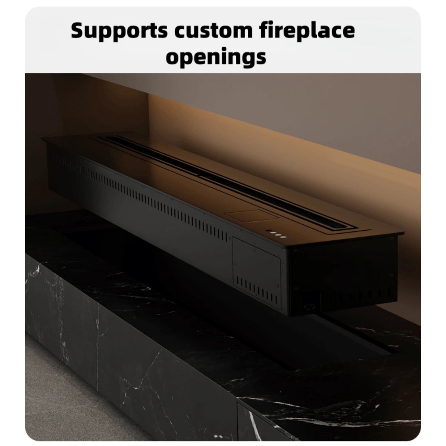 Aihm-Lon Electric Fireplace with 3D Dynamic Flame 71"-94.5"