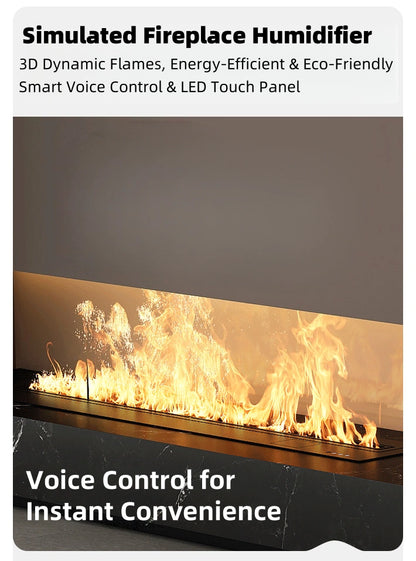 Aihm-Lon Electric Fireplace with 3D Dynamic Flame 71"-94.5"