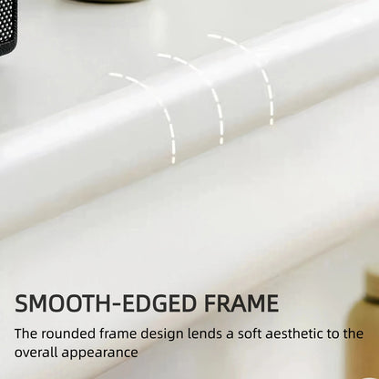 Aihm-Lon Simple Electric Fireplace Includes French Curved Edges 71”-83”