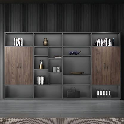 Aihm-Lon Corner Executive Desk with Thick Wooden Tabletop LED Light 78.7"-141.7"