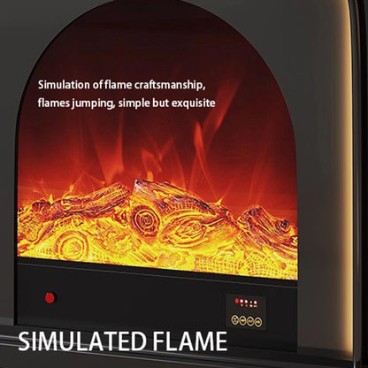 Aihm-Lon Elegant Electric Fireplace Soft Curved Design 47”