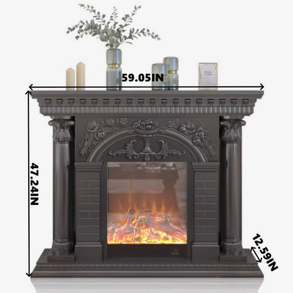Aihm-Lon Decorative Electric Fireplace with Superb Craftsmanship 59”