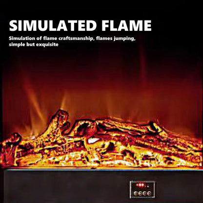 Aihm-Lon Electric Fireplace Faux Antique Wooden Edging Design 47”